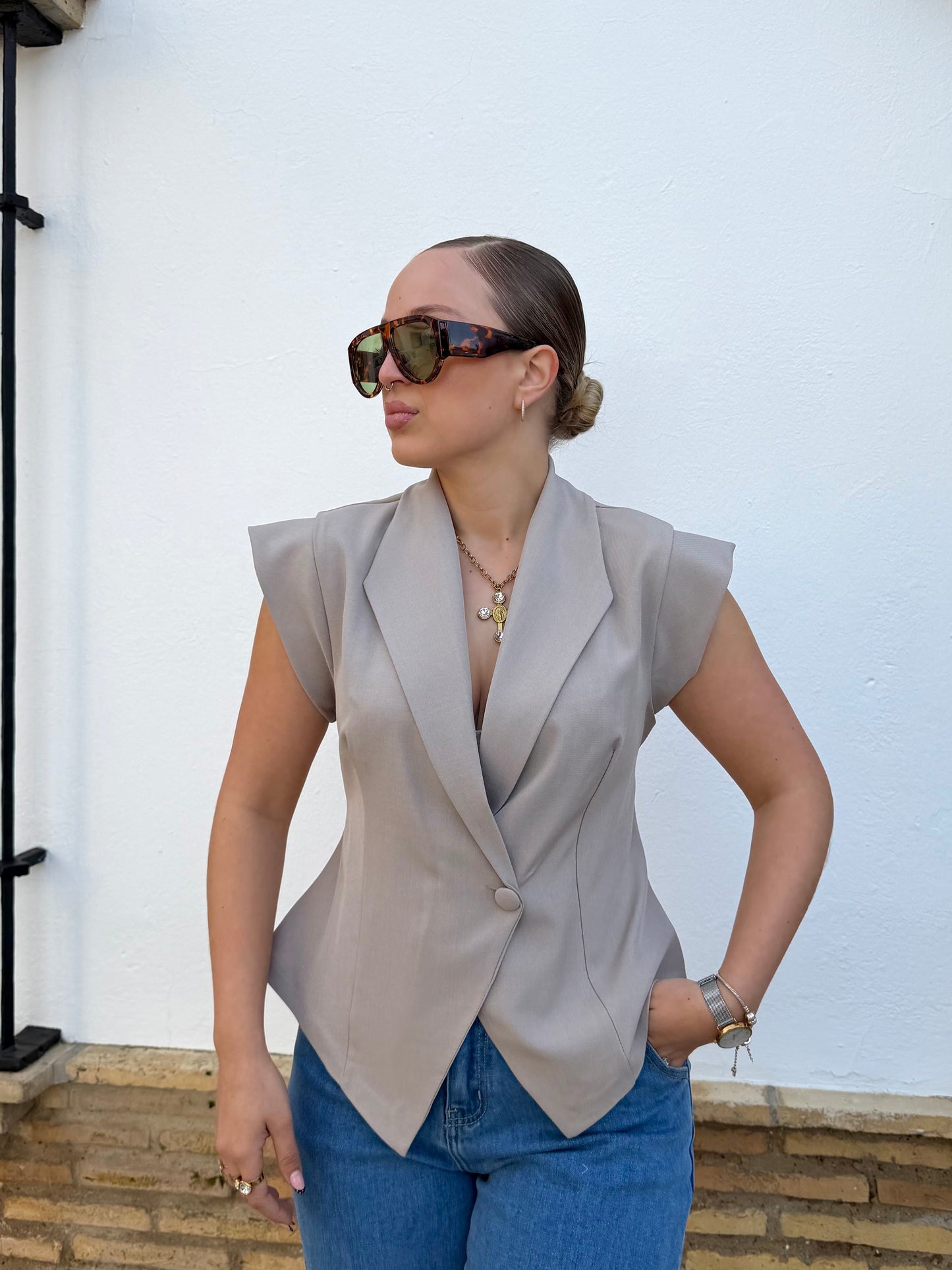 Blazer Valentina Gris