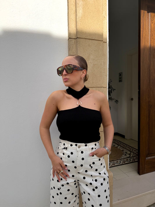 Top Halter black