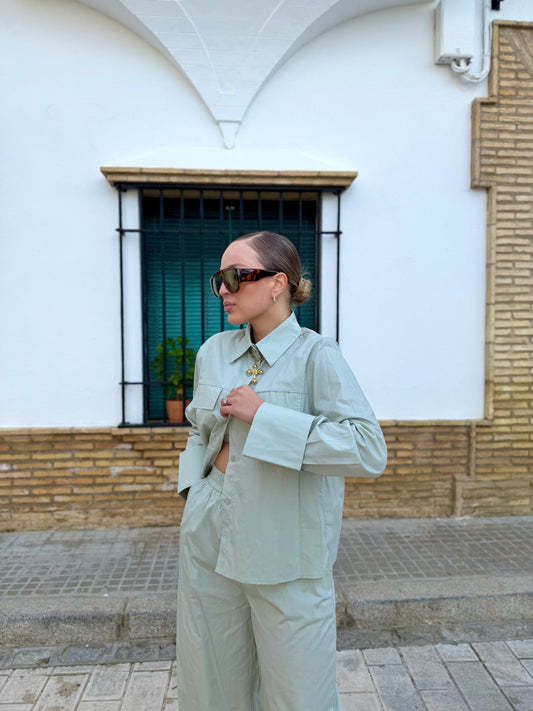 Conjunto Amarí Verde Salvia