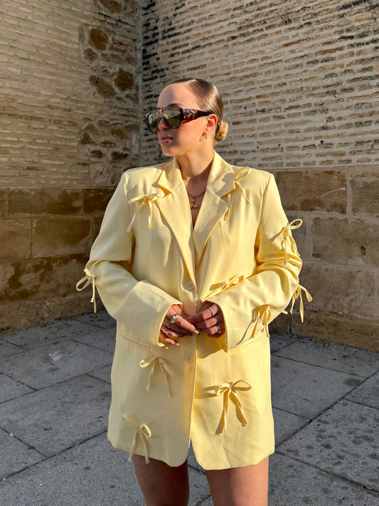 Blazer Bow Amarilla